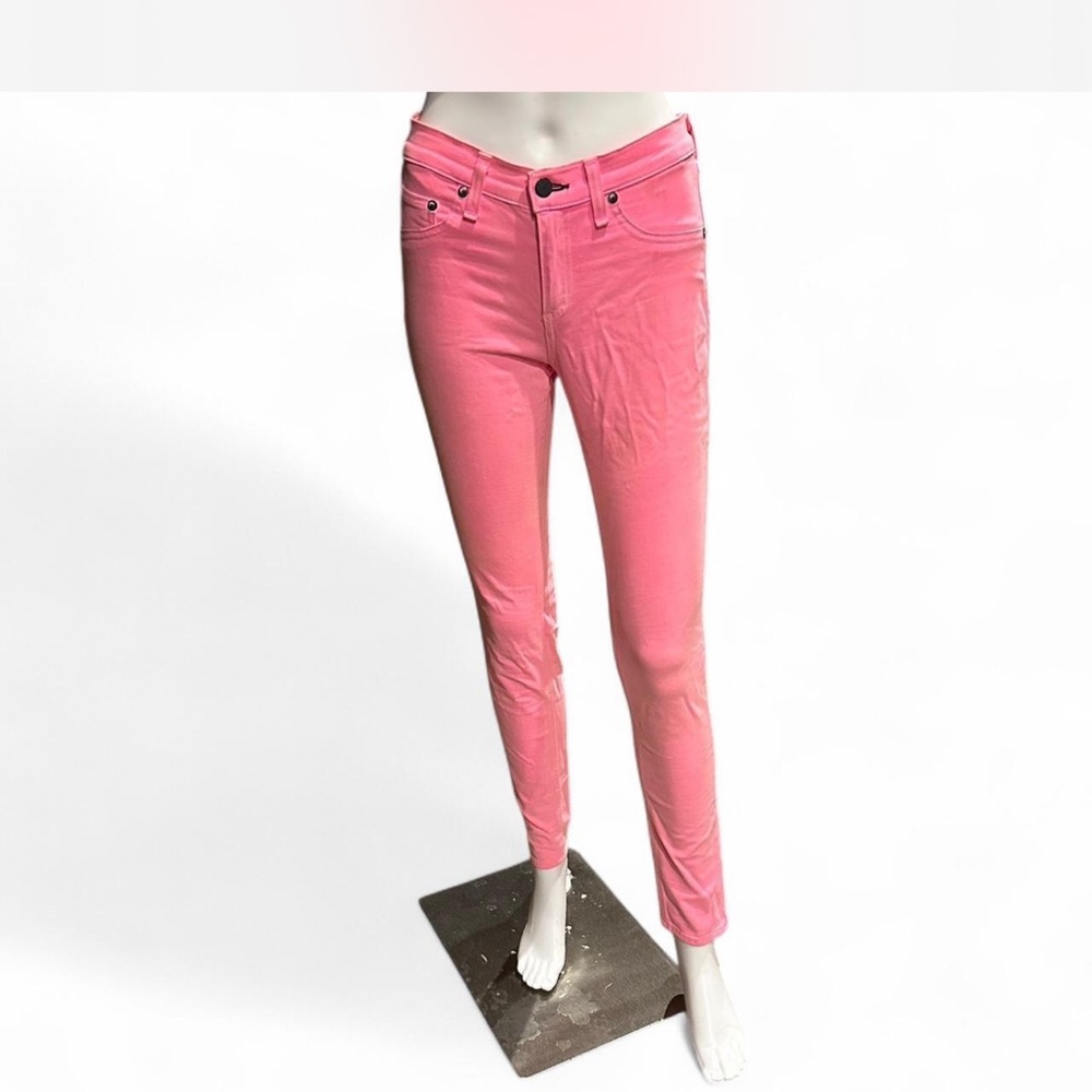 Rag & Bone Pink Skinny Jeans with Stretch Fabric
